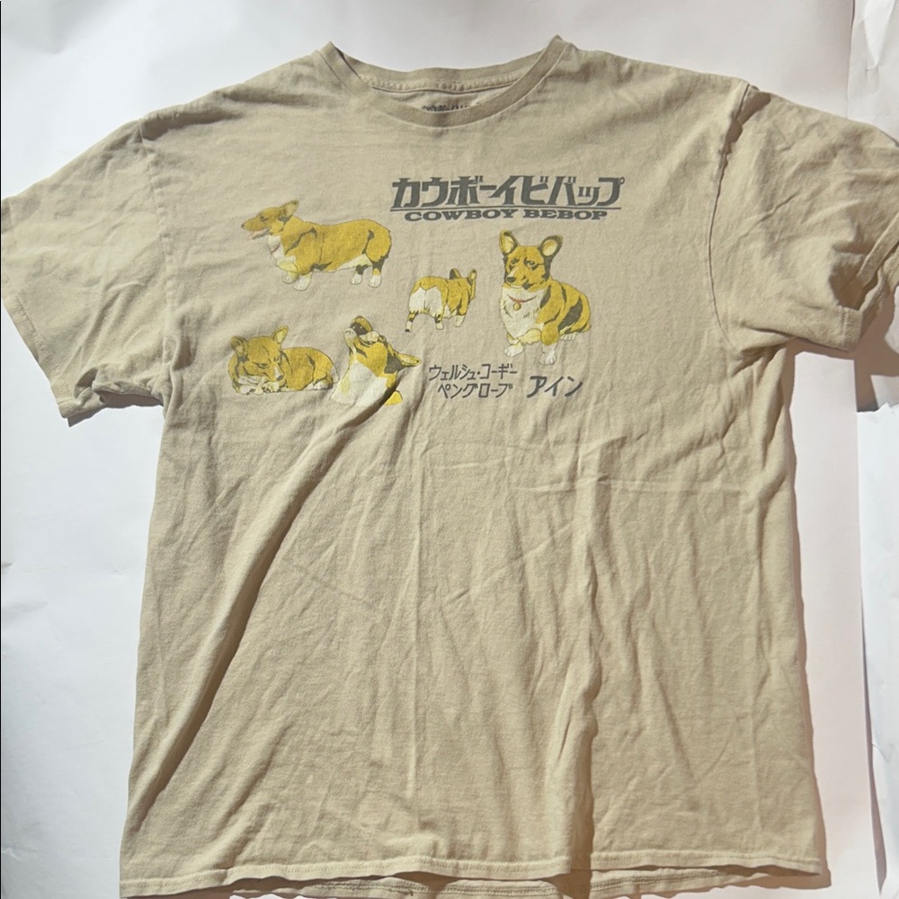 Cowboy Bebop Ein Tan Graphic T-Shirt